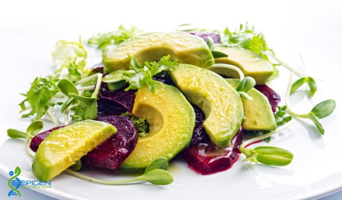 Avocado and Beetroot