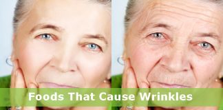 Foods that cause wrinkles